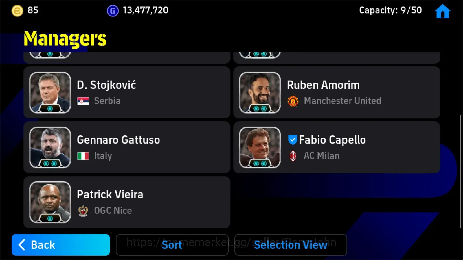 eFootball Accounts Mobile|PW 3209|Fabio Cannavaro Epic,Oliver Kahn Ep image 8
