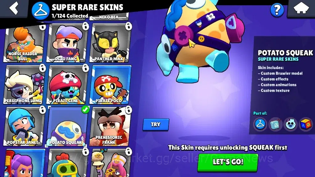 Brawl Stars Accounts 1011 Trophy|12 Brawler|1 Epic(Fuchsia Maisie) 1 Su image 11
