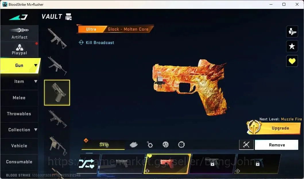 Blood Strike Accounts ASIA | COLLAB: TR JACK, AOT FAL | LIMITED RPK Verm image 5