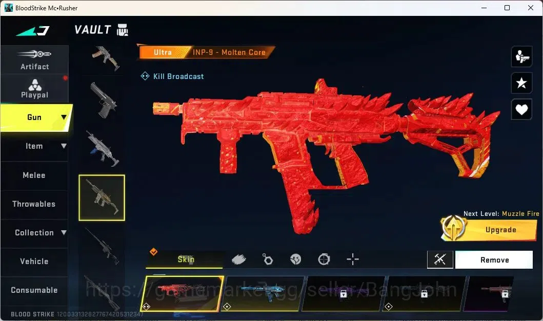 Blood Strike Accounts ASIA | COLLAB: TR JACK, AOT FAL | LIMITED RPK Verm image 8