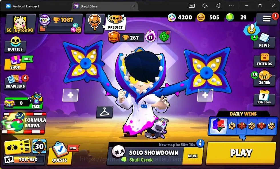 Brawl Stars Accounts Global | 1087 Thropy| 20 Brawler|4 Hypercharge(She image 1