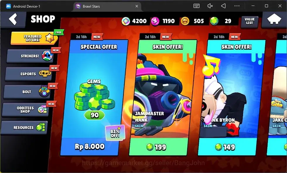Brawl Stars Accounts Global | 1087 Thropy| 20 Brawler|4 Hypercharge(She image 4