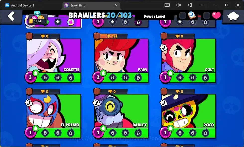 Brawl Stars Accounts Global | 1087 Thropy| 20 Brawler|4 Hypercharge(She image 6
