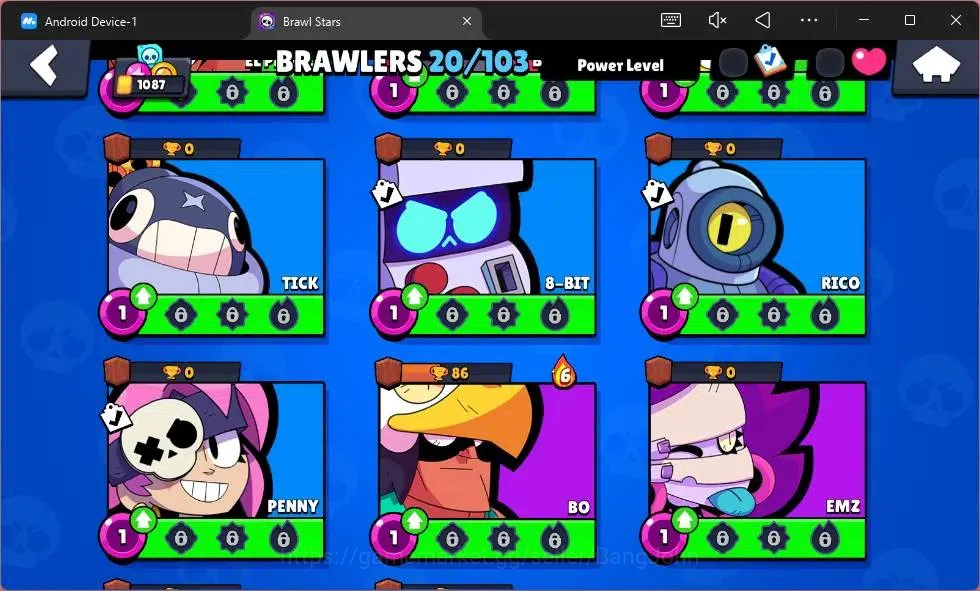 Brawl Stars Accounts Global | 1087 Thropy| 20 Brawler|4 Hypercharge(She image 7
