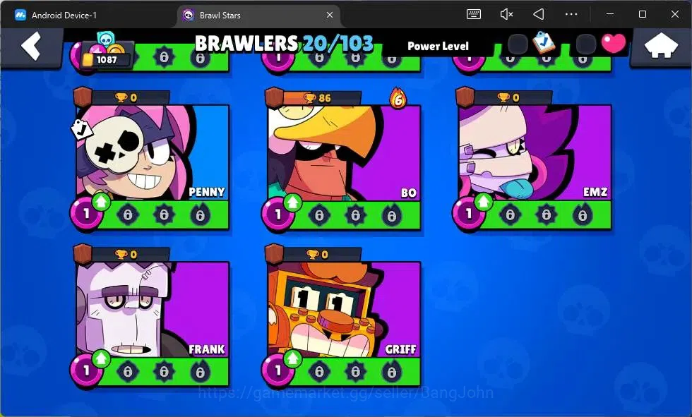 Brawl Stars Accounts Global | 1087 Thropy| 20 Brawler|4 Hypercharge(She image 8