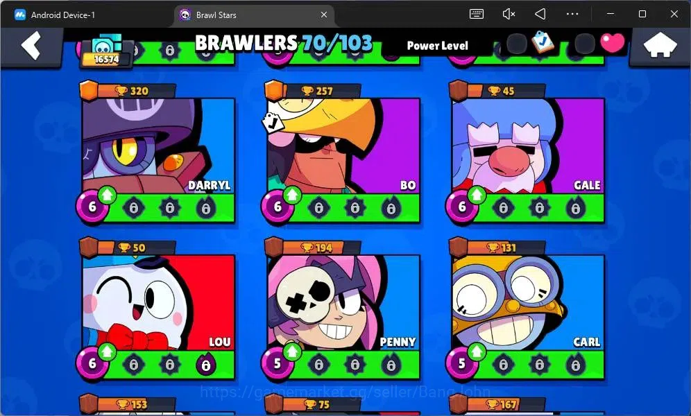 Brawl Stars Accounts Global|16574 Thropy|70 Brawler|4 Max Hypercharge|7 image 10