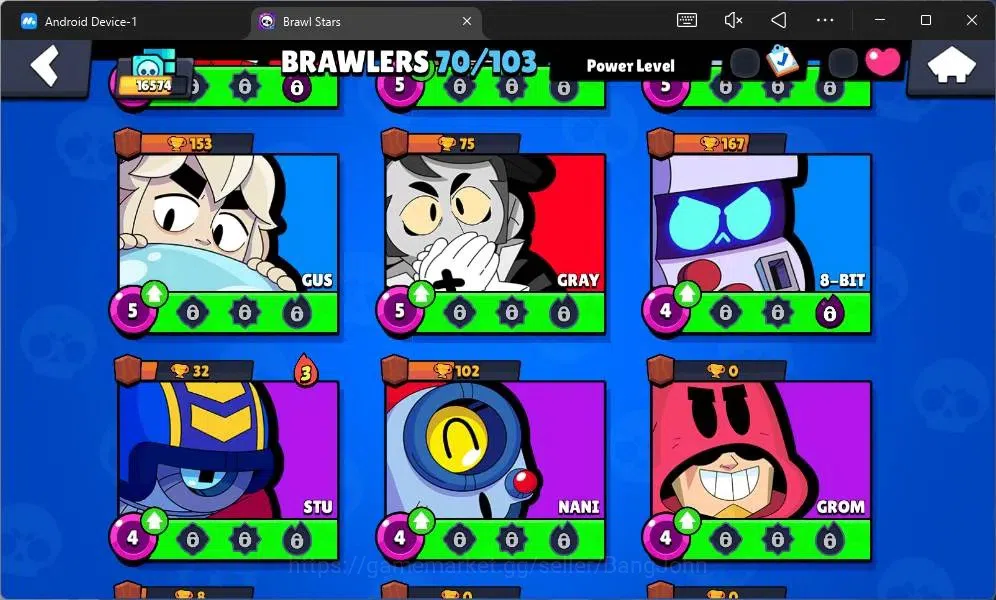 Brawl Stars Accounts Global|16574 Thropy|70 Brawler|4 Max Hypercharge|7 image 11