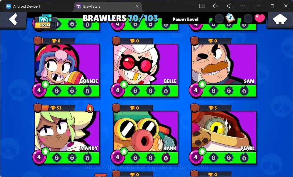 Brawl Stars Accounts Global|16574 Thropy|70 Brawler|4 Max Hypercharge|7 image 12