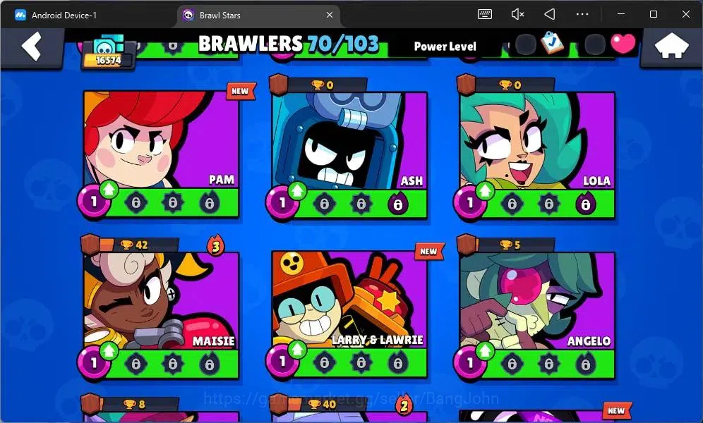 Brawl Stars Accounts Global|16574 Thropy|70 Brawler|4 Max Hypercharge|7 image 13
