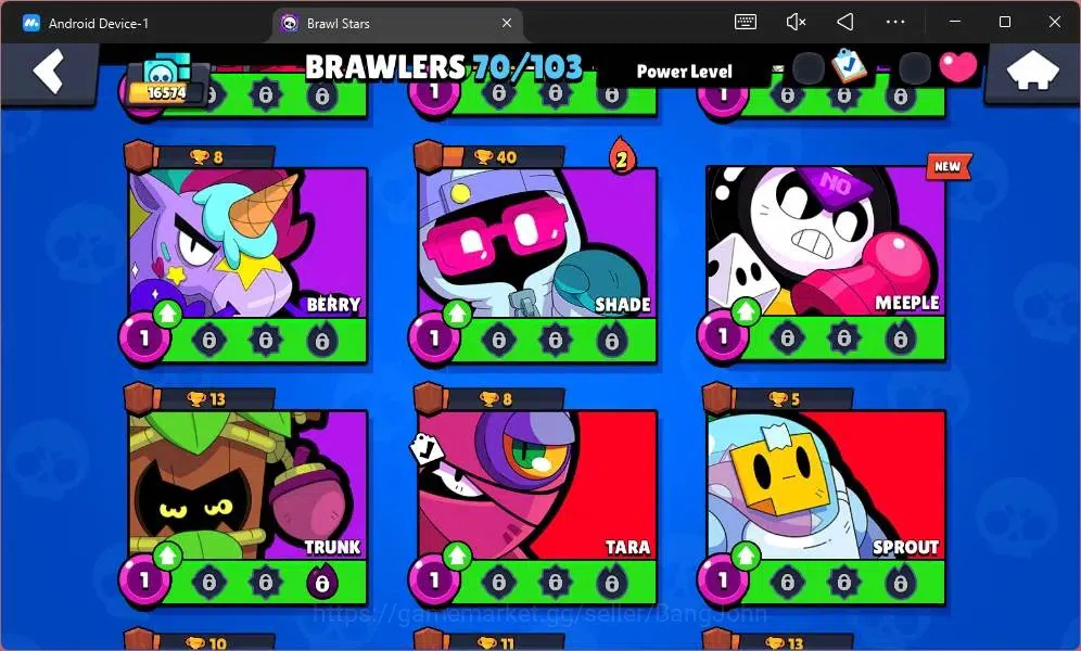 Brawl Stars Accounts Global|16574 Thropy|70 Brawler|4 Max Hypercharge|7 image 14