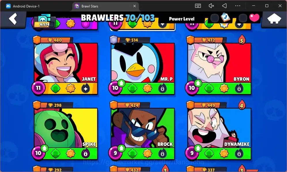 Brawl Stars Accounts Global|16574 Thropy|70 Brawler|4 Max Hypercharge|7 image 6
