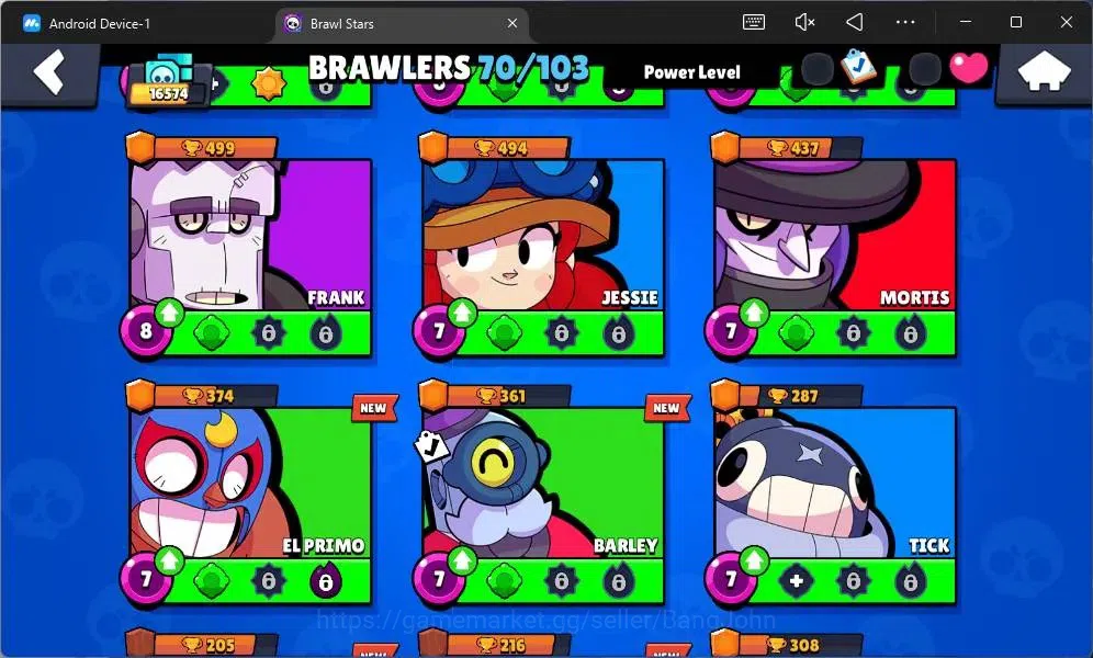 Brawl Stars Accounts Global|16574 Thropy|70 Brawler|4 Max Hypercharge|7 image 8