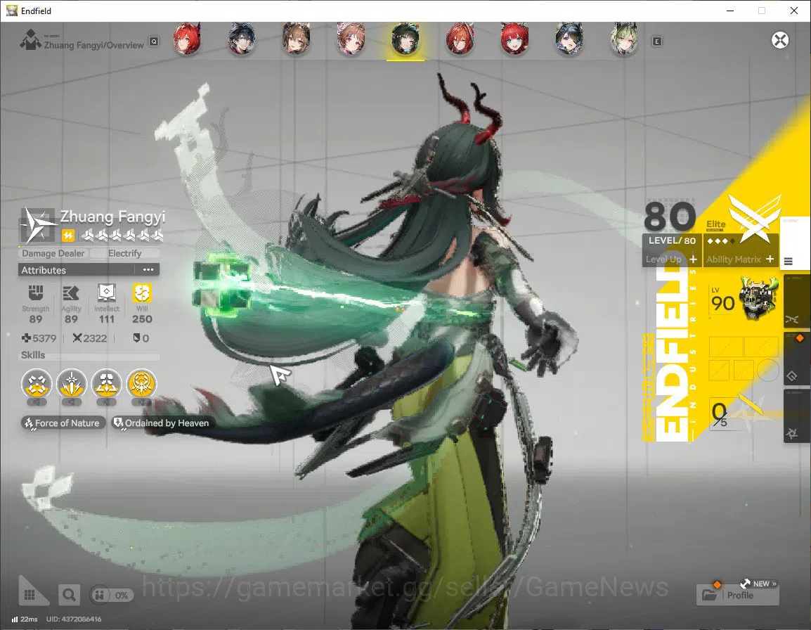 Arknights: Endfield Accounts ASIA|Lv56|SSR7(4Limit)+15(*6WP)|(Laevatain,ZhuangF image 17