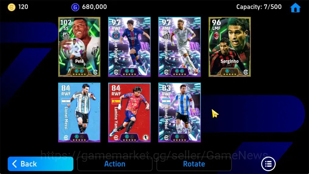 eFootball Accounts Android|Epic Pele,Showtime Neymar Jr,Lee Kang-In,L image 6