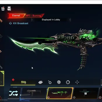 Blood Strike Accounts Collab Skin Asia|Eternal MP7-Burning Level 2|Ultra Kala-Crimson Verdict|5 Striker|Log NetEase|Take