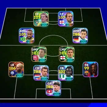 eFootball Accounts Legends & Iconic Players Mobile|PW 3204|Bigtime Dimarco, Epic Forlan, Gerrad, Lampard, Showtime Kane