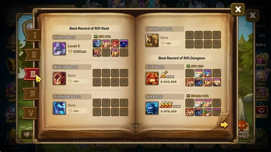Summoners War: Sky Arena Accounts ASIA Lv 36|1 LD[Eleanor]|14 Total NB5[Feng Yan,Tar image 5