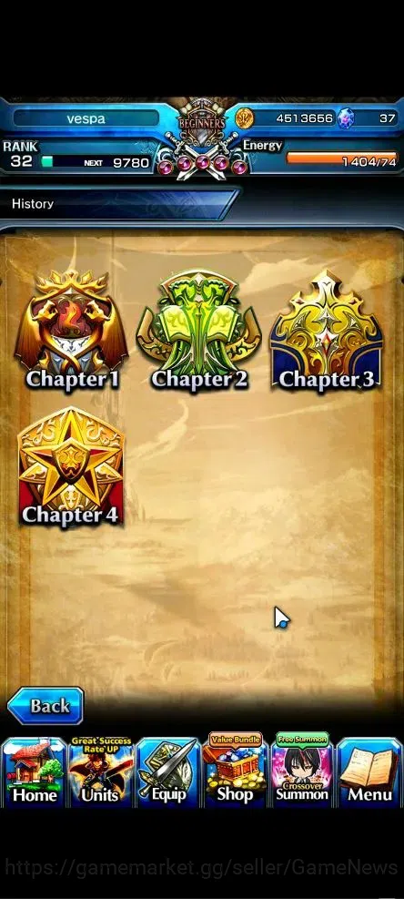 Grand Summoners Accounts Global|Rank 32|4 Ascend+1 TW|[Bouncing Bunny Milim image 10