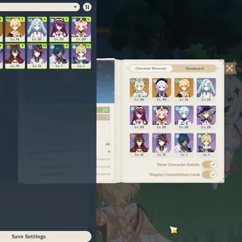Genshin Impact Accounts Starter Asia|AR 25|1 Limited (Vesna) + 1 Standard (Qiqi)|Low Main Quest & Map Explore|All Unset|Male