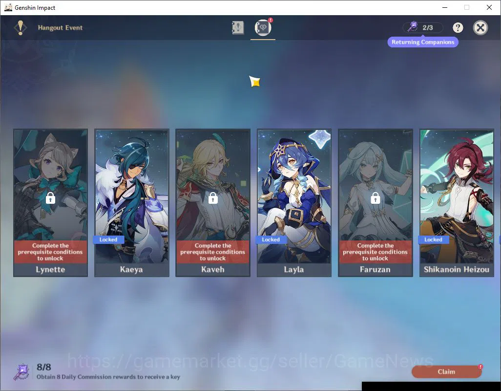 Genshin Impact Accounts ASIA|AR55| 5 Limited+2(*5Weapon)|[HuTaoC3+sign,Rai image 13