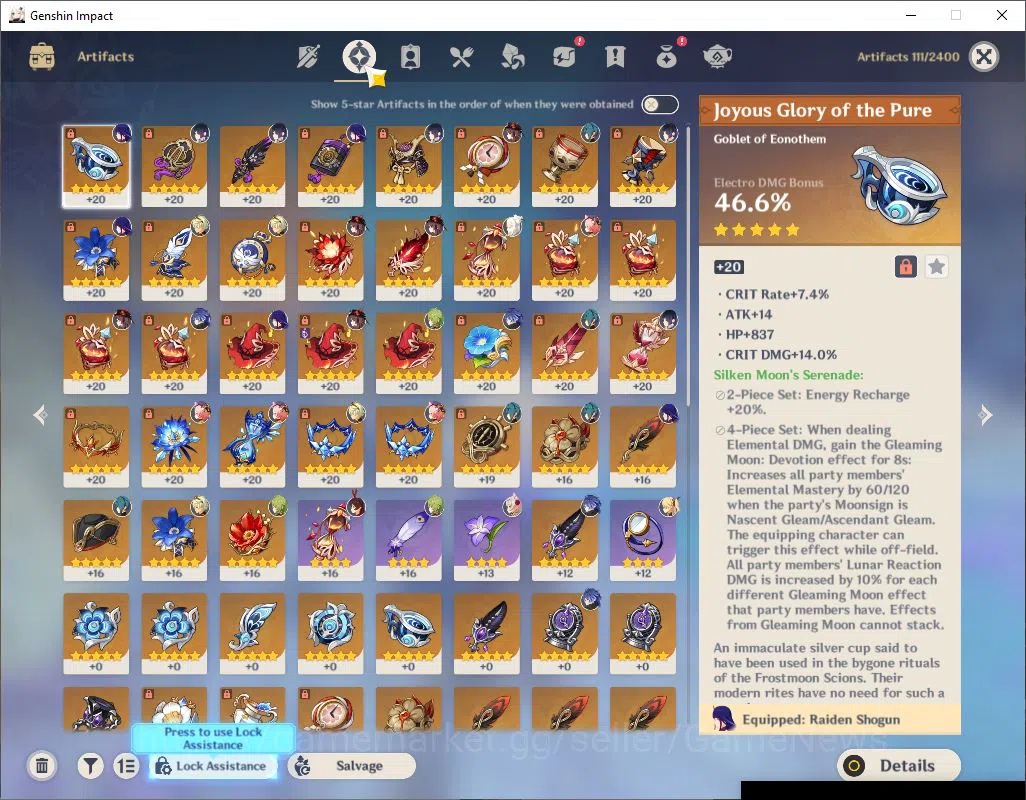 Genshin Impact Accounts ASIA|AR55| 5 Limited+2(*5Weapon)|[HuTaoC3+sign,Rai image 6