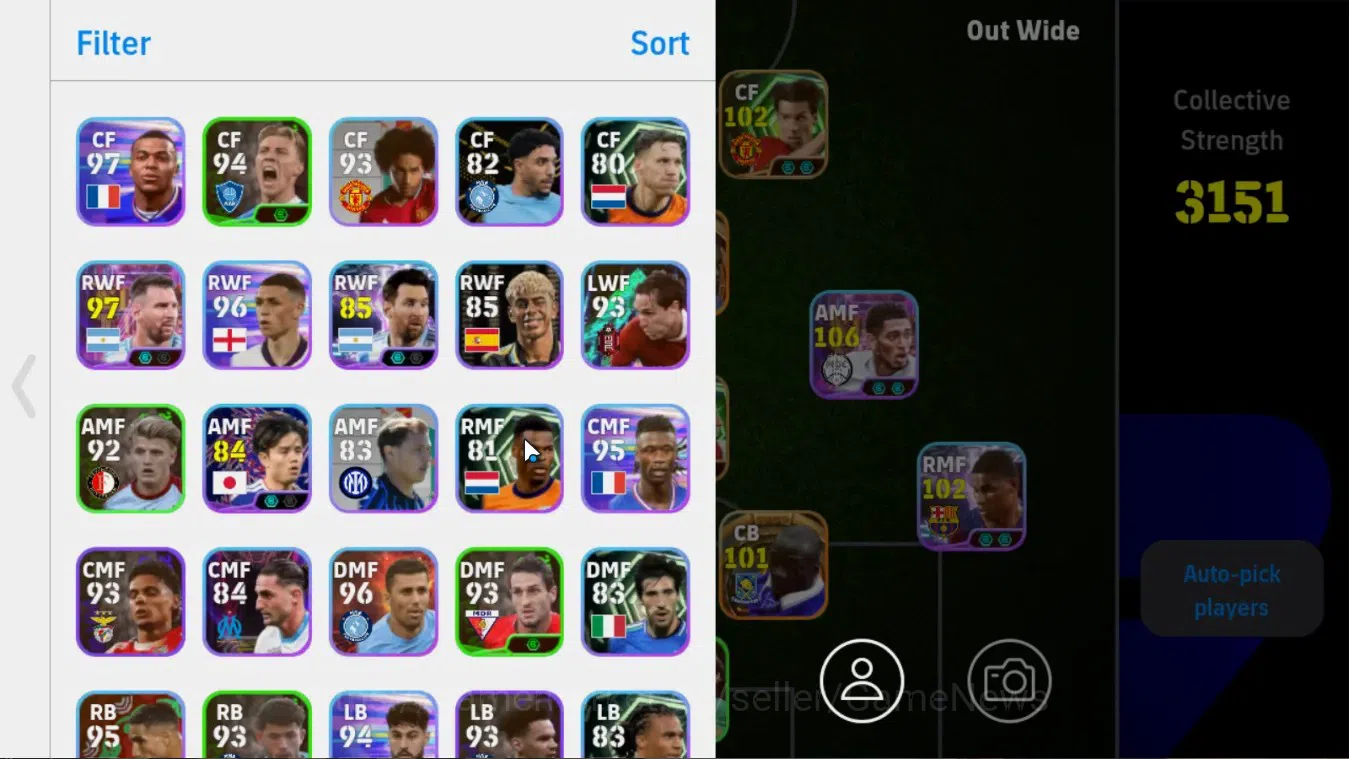 eFootball Accounts Android|Big Time Ronaldinho Gaucho,David Beckham,C image 2