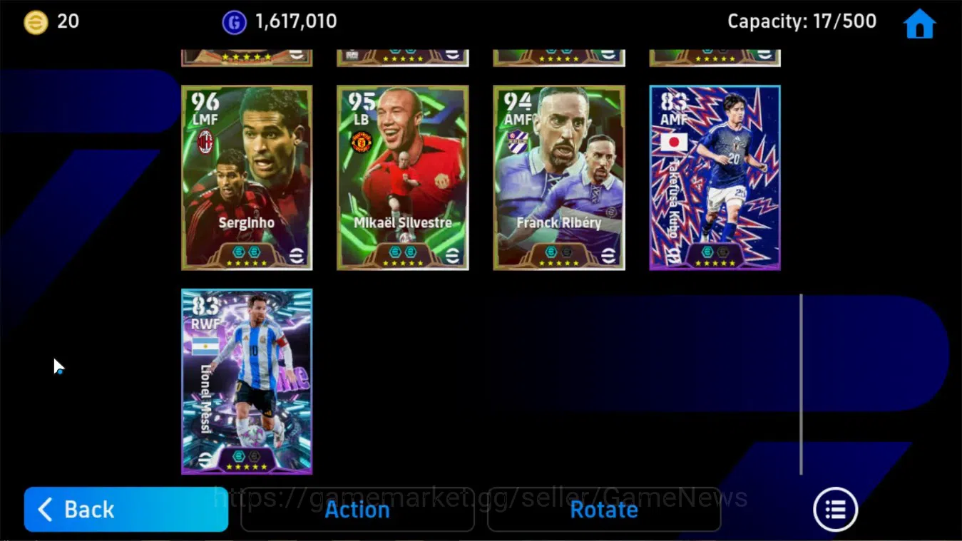 eFootball Accounts Android|Big Time Ronaldinho Gaucho,David Beckham,C image 8