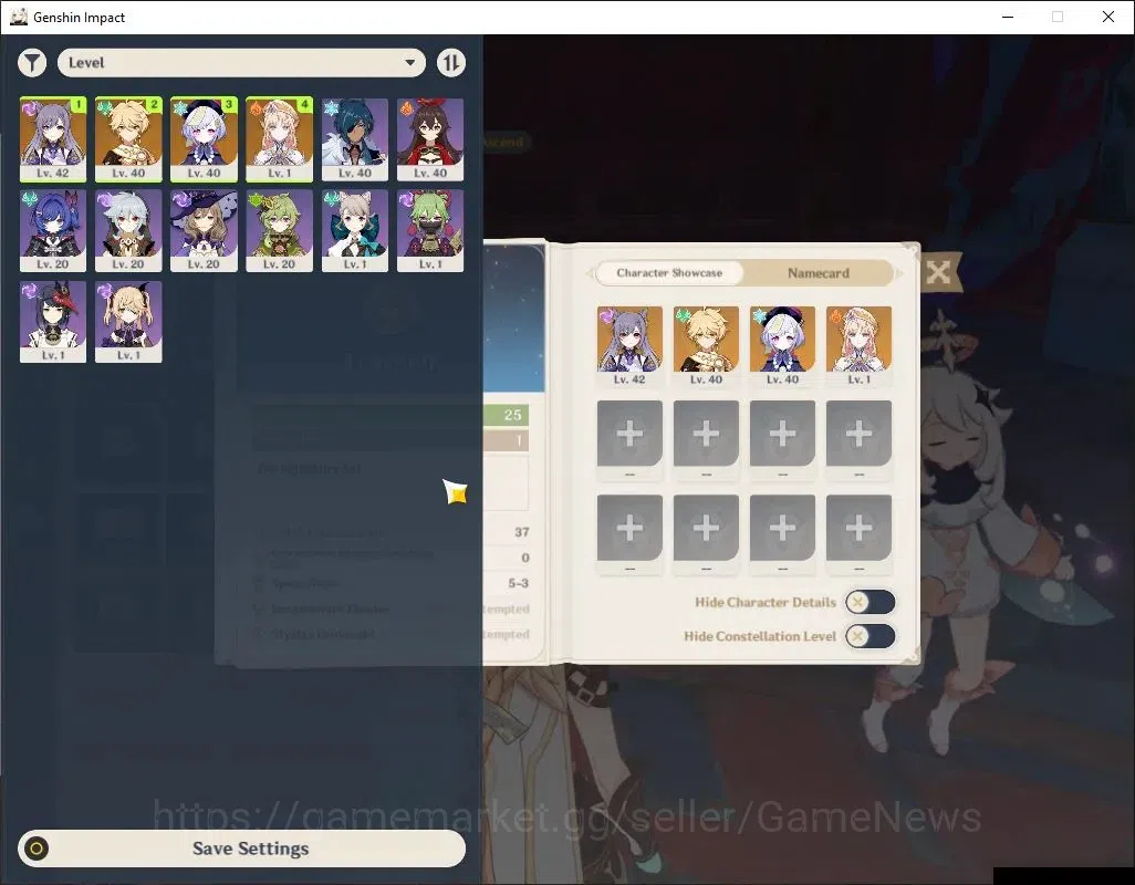 Genshin Impact Accounts Asia|AR 25|1 Limited(Nicole),2 Standard Char (Keqi image 2