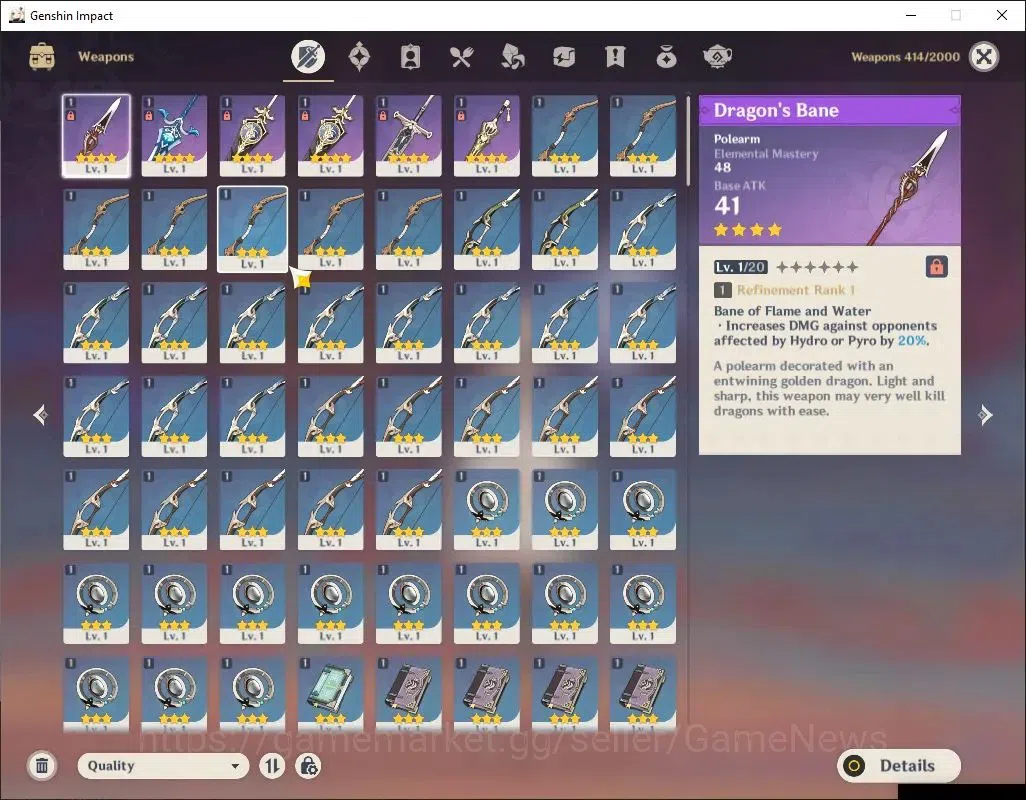 Genshin Impact Accounts Asia|AR 25|1 Limited(Nicole),2 Standard Char (Keqi image 3