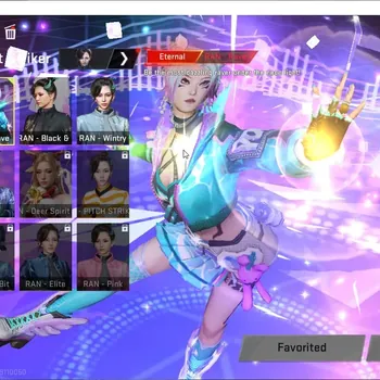 Blood Strike Accounts Collab Skin ASIA|ETERNAL RAN-Rave,Zero,UZI,DeAgle+4 MELEE StarFall,Scythe,Noxra,SnowStorm|Many