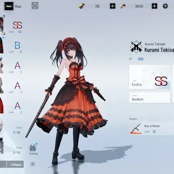 Punishing: Gray Raven Accounts Starter NA |Starter Lv 7|1 Coating| SS Kurumi Tokisaki +Signature, A Vera Rozen, Etc |1 S
