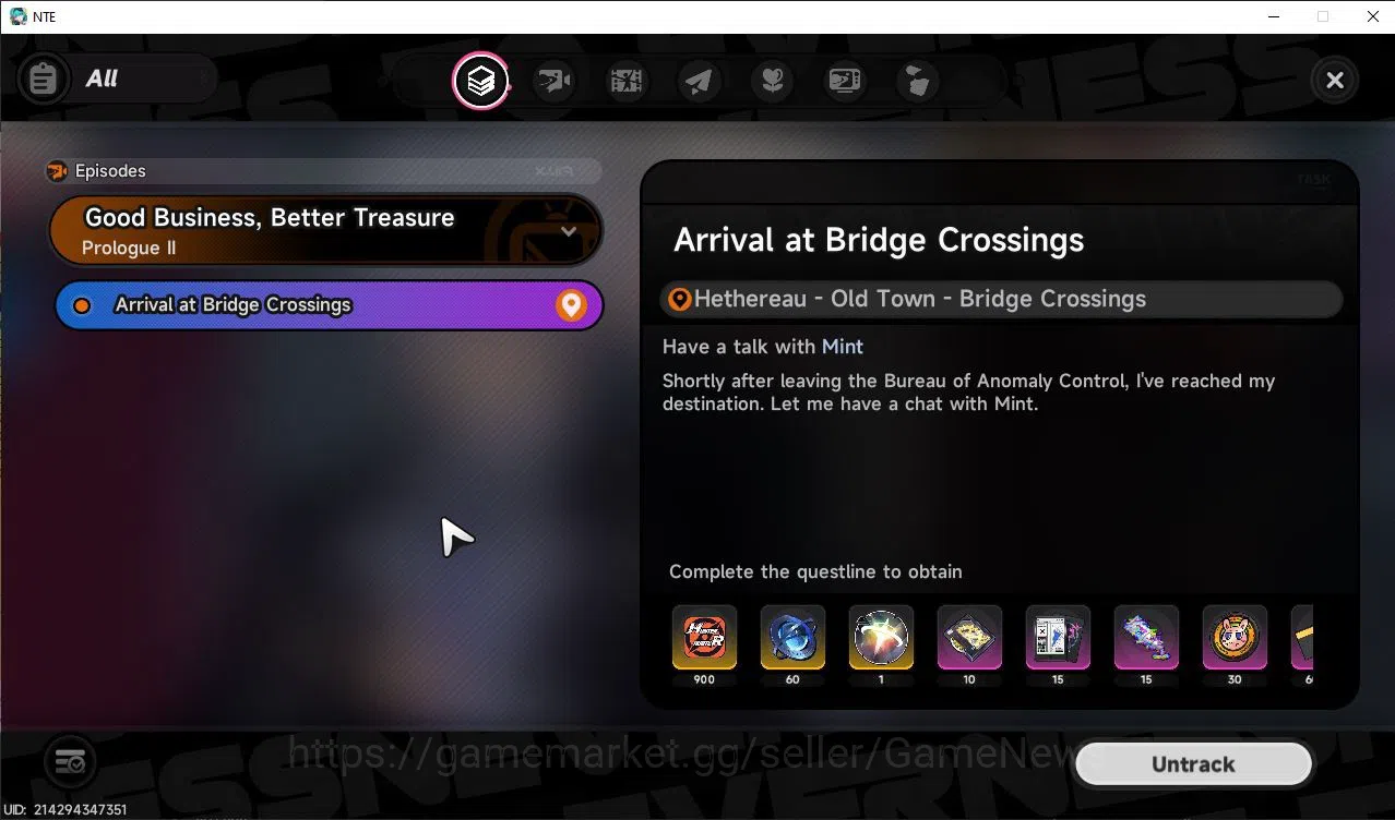 Neverness to Everness Accounts GLOBAL EU |HL 3| 1 SSR Limited Meta Nanally | 6 SR image 8