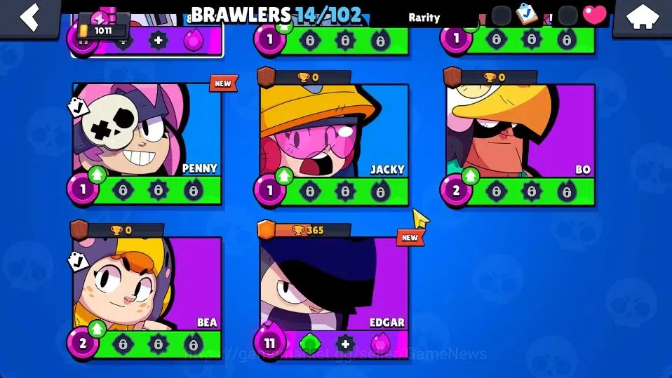 Brawl Stars Accounts 1011 Trophy|14 Brawlers 3 Max Lvl [Edgar,8 Bit,She image 6