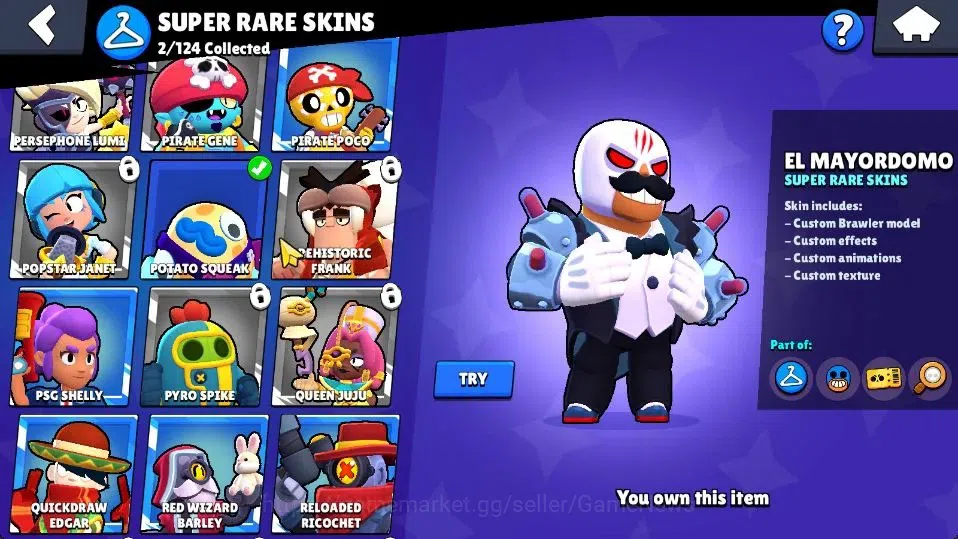 Brawl Stars Accounts 1011 Trophy|14 Brawlers 3 Max Lvl [Edgar,8 Bit,She image 9