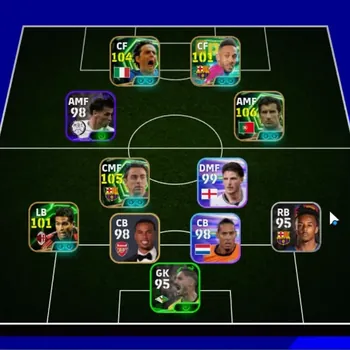 eFootball Accounts Legends & Iconic Players Android|Power 3114|Epic Luis Figo,Xavi,Filippo Inzaghi,Daniele