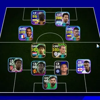 eFootball Accounts Legends & Iconic Players Android|Show Time Michael Olise,James Rodriguez,Lionel Messi|2 Epic Frank