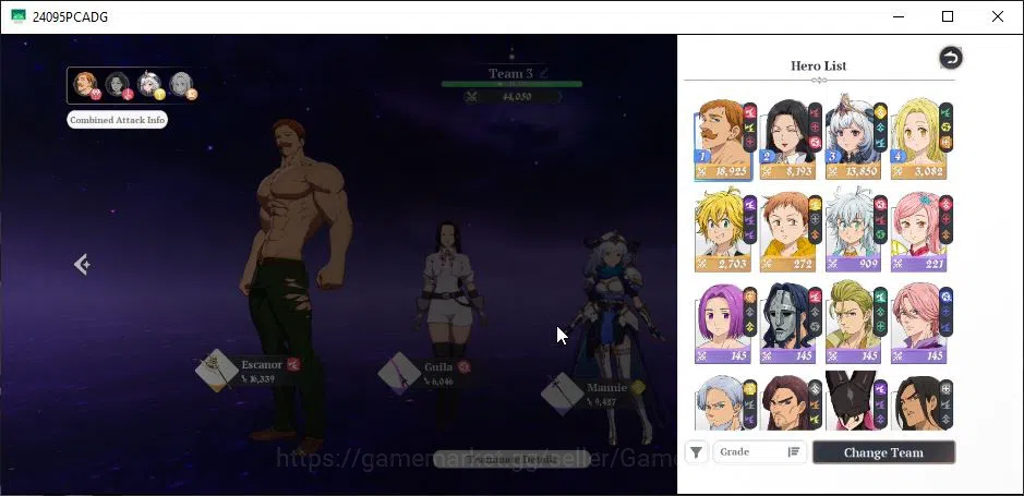 The Seven Deadly Sins: Origin Accounts SEA|Lv40|6 SSR [EscanorP6+Sign,MannieP5,ElaineP3,M image 1