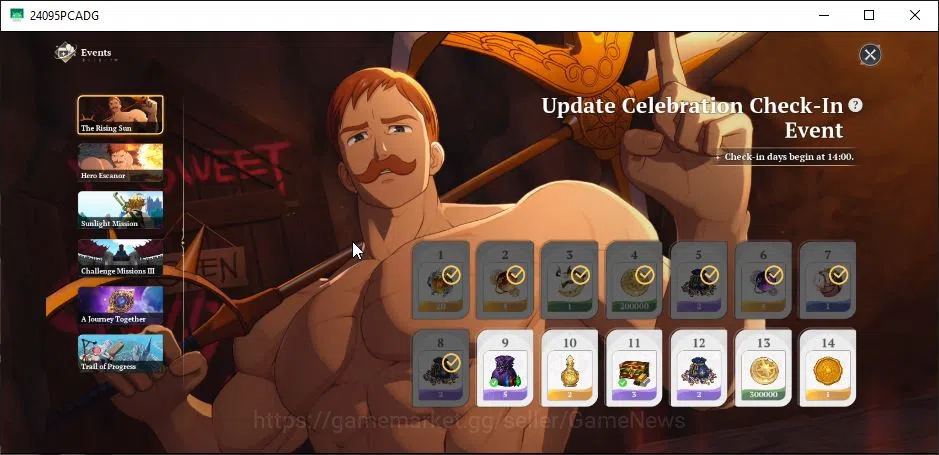 The Seven Deadly Sins: Origin Accounts SEA|Lv40|6 SSR [EscanorP6+Sign,MannieP5,ElaineP3,M image 10