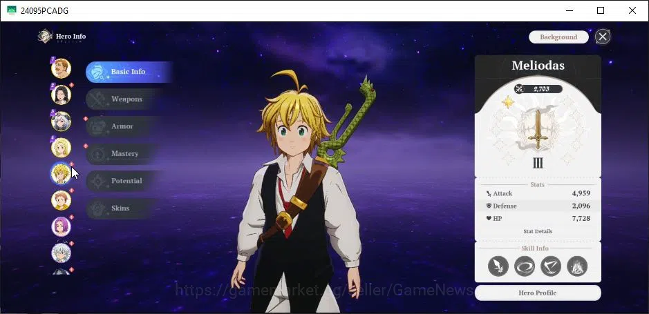 The Seven Deadly Sins: Origin Accounts SEA|Lv40|6 SSR [EscanorP6+Sign,MannieP5,ElaineP3,M image 7