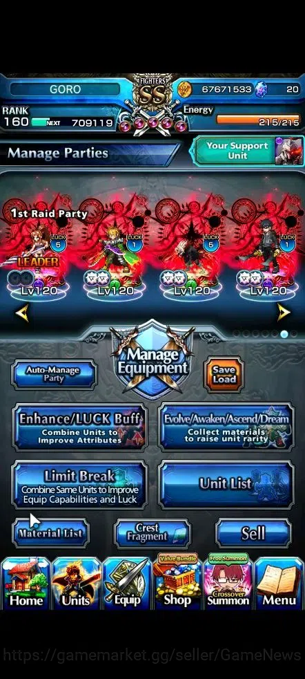 Grand Summoners Accounts Global|Rank 160|2 SP Art|46 Ascend 14 TW(Okarun,Ro image 4