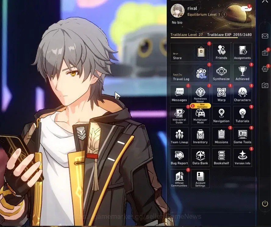 Honkai Star Rail Accounts Asia|TL 27|2 Golden Companion Spirit|4 Limited|Eva image 1