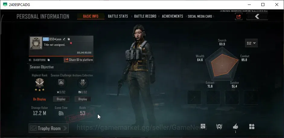 Arena Breakout Accounts MOBILE|Lv30 Legend|SV 12.2M|CV 10.6M|QS AKS-74U,SS image 2