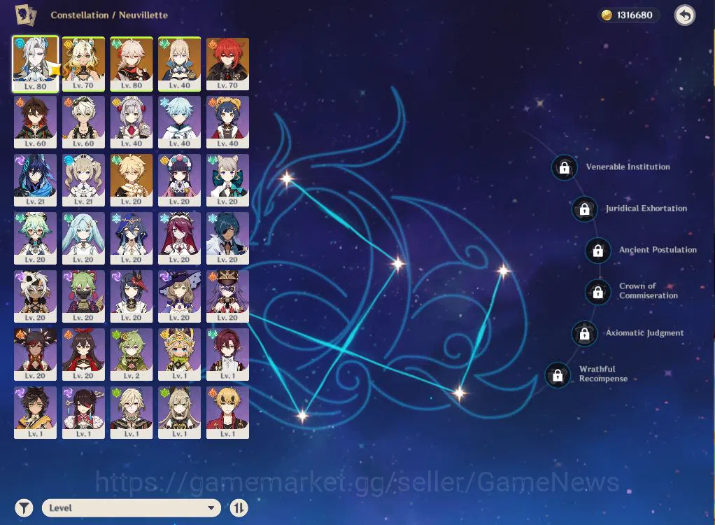 Genshin Impact Accounts ASIA|AR 46|3 Limited +1(*5Weapon)Neuvillette,Kazuh image 3
