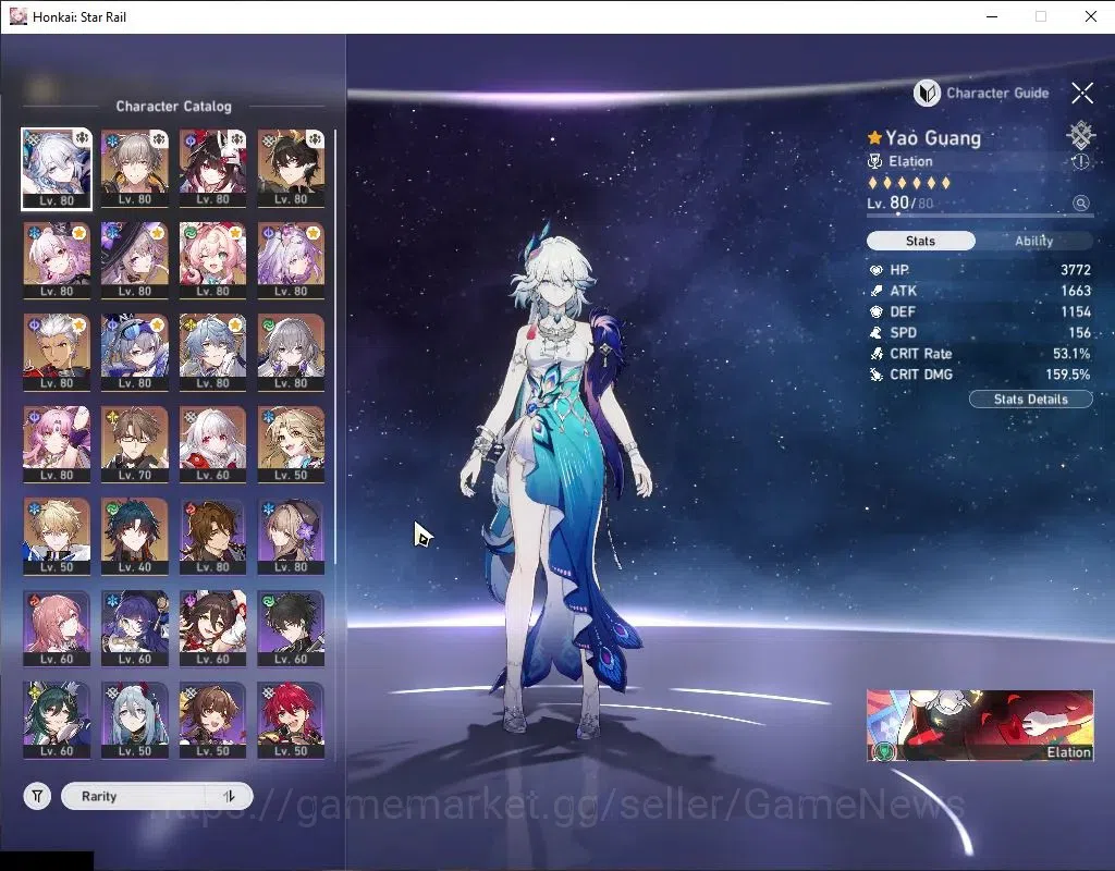 Honkai Star Rail Accounts Asia|TL 70|2 Golden Companion|12 Limited|[Castoric image 5