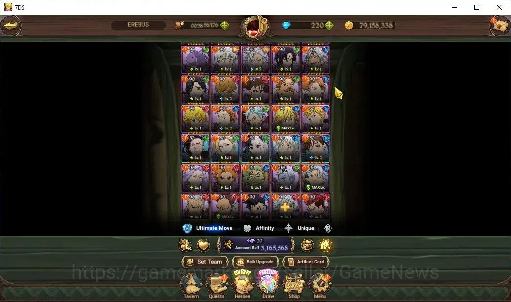 The Seven Deadly Sins: Grand Cross Accounts Asia|3,1M CC|95 LS 220 Dm|4 LR 9 UR|Desire,H Gowth image 6