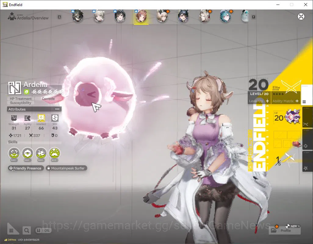 Arknights: Endfield Accounts NA/EU|Lv 15|SSR 3(1Limit)+8(*6WP)|TangTangP1+Sign  image 2