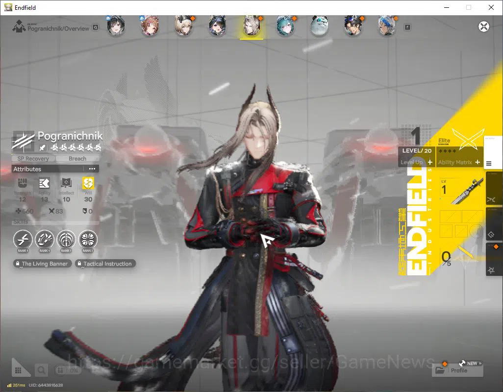 Arknights: Endfield Accounts NA/EU|Lv 15|SSR 3(1Limit)+8(*6WP)|TangTangP1+Sign  image 3