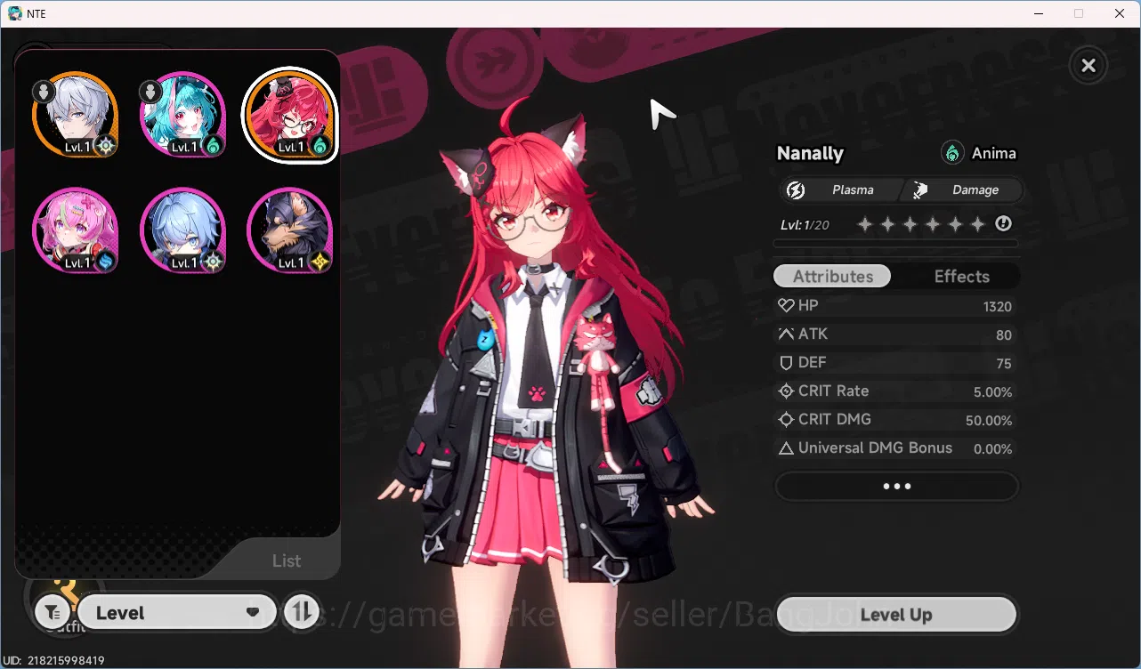 Neverness to Everness Accounts SEA | Starter Lvl 3 | 1 S Nanally + Glider + 5 A C image 9