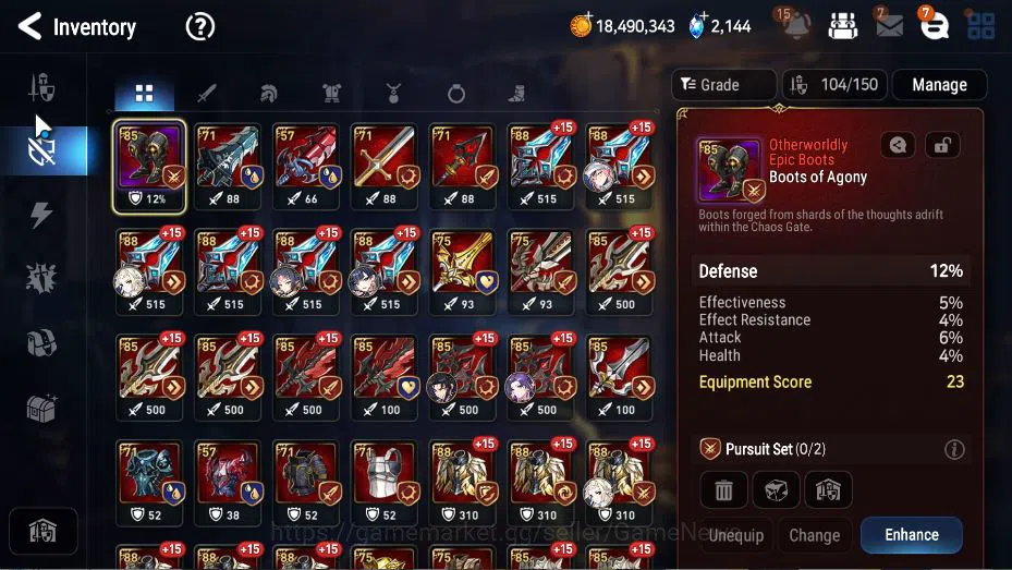 Epic Seven Accounts GLOBAL Unverif|New Era|5 ML(EIlynav, NC Landy, ARa image 9