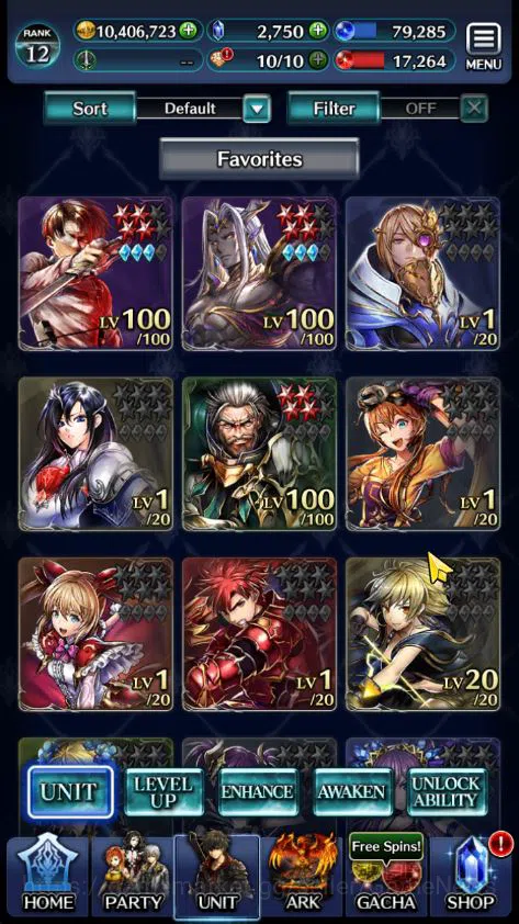 Last Cloudia Accounts GLOBAL|Rank 12|Collab AOT (Levi SA) +Top Tier Unit image 1